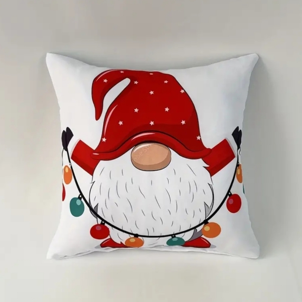 NEW! Gnome Christmas pillowcase